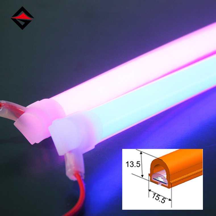 Behe-tentsioa 15,5 * 13,5mm LED Neon Light Strip