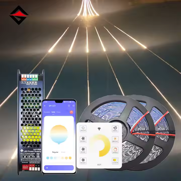 Nola konektatu eta erabili exekutatzen den ura LED banda?